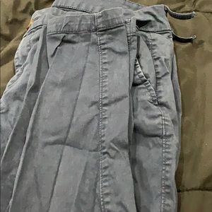 Skinny Navy Blue Uniform Pants